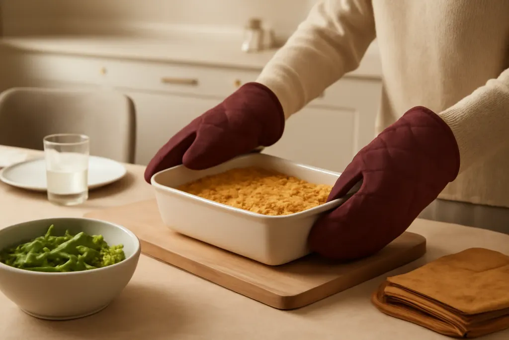 Editorial photograph illustrating Heat-safe handling and protection for everyday use from the Grill Master Kitchen Gifts guide